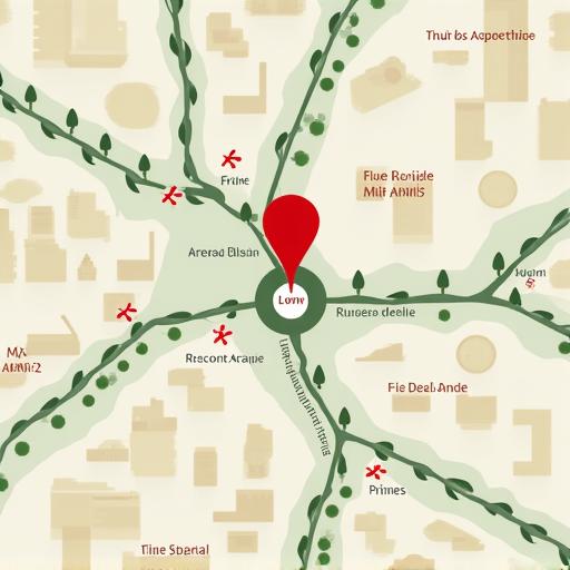 Carte de Lyon montrant l'emplacement de Fleur de Serre Entretien dans le 6ème arrondissement.